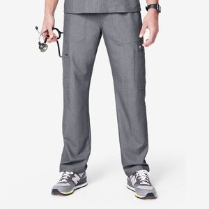 Figs Cairo Cargo scrub pants in Graphite